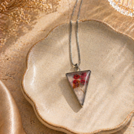 Bloom Prism Resin Pendant