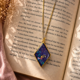 Galaxy Glow Resin Pendant