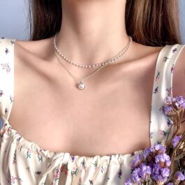 Pearl & Gold Layered Necklace