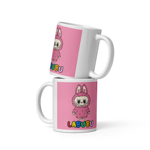 Labubu Pink Ceramic Mug - Image 4