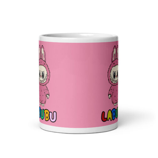 Labubu Pink Ceramic Mug - Image 2