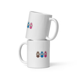 Labubu Trio Bunny Ceramic Mug
