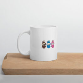 Labubu Trio Bunny Ceramic Mug