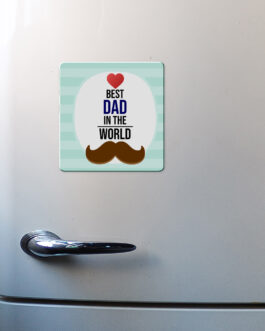 Best Dad in the World Fridge Magnet