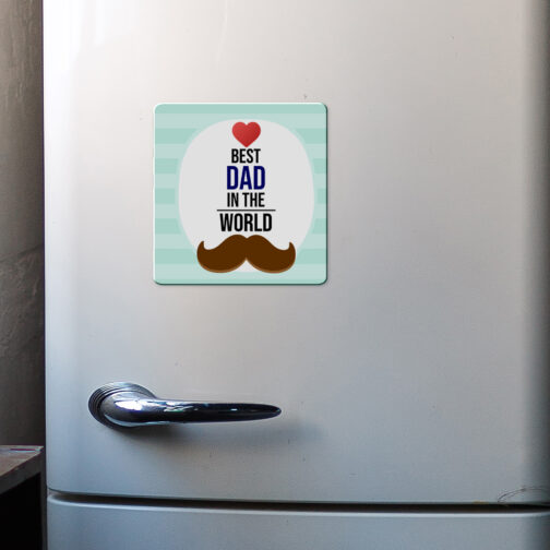 Best Dad in the World Fridge Magnet