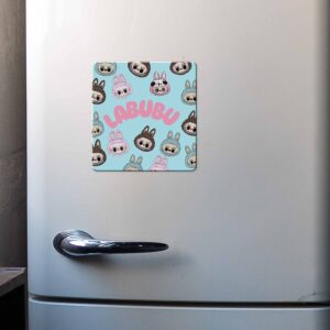 Labubu Pattern Fridge Magnet