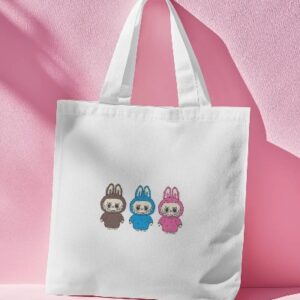 Labubu Trio Tote Bag