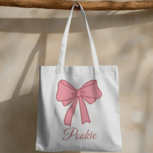 Pookie Bow Tote Bag