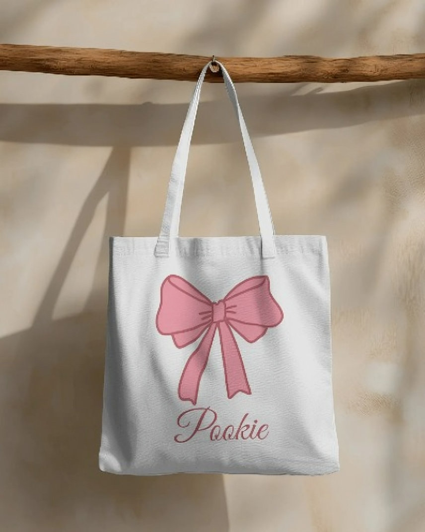 Pookie Bow Tote Bag