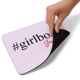 Custom #girlboss Mousepad