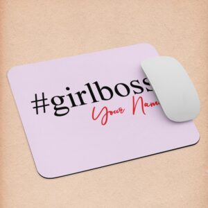 Custom #girlboss Mousepad