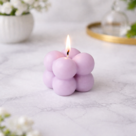 Pastel Bubble Candle Set