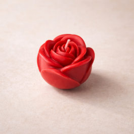 Handcrafted Rose Candle