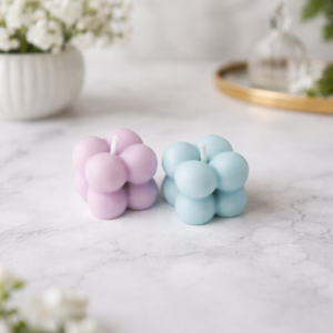 Pastel Bubble Candle Set