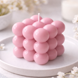 Blush Bubble Soy Candle