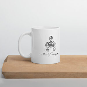 Moody Scorpio Ceramic Mug